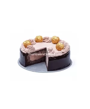 Ferrero Rocher Ice Cream Cake