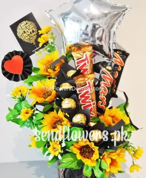 Premium Sunflowers Box
