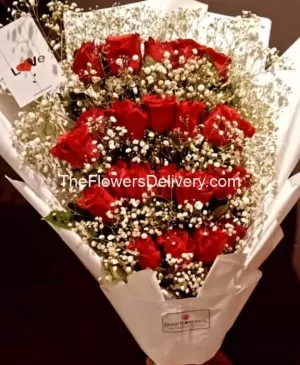 Anniversary roses bouquet in Pakistan - TheFlowersDelivery.com