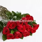 Premium Red Roses For Father