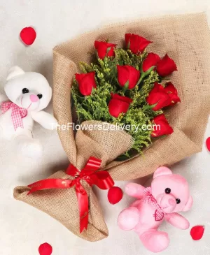 Valentine Flowers & Gifts to Sialkot - TheFlowersDelivery.com