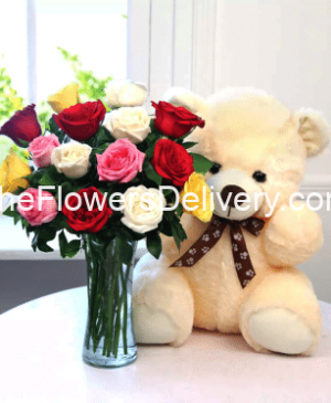Flowers & Teddy Deal Islamabad - TheFlowersDelivery.com