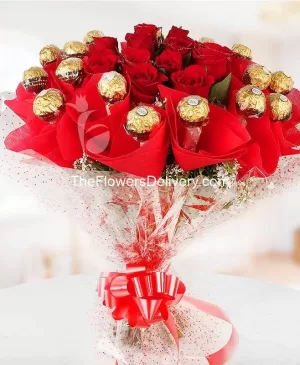 Online Chocolates Bouquet Rawalpindi - TheFlowersDelivery.com