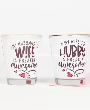 Best for His and Hers Shot Glass Duo in Pakistan