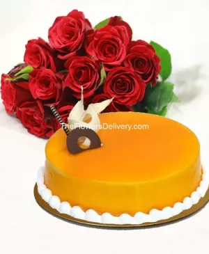 Best Flowers & Cake Gift - TheFlowersDelivery.com