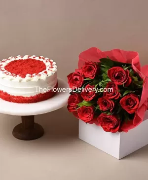 Anniversary Cake Deal Islamabad - TheFlowersDelivery.com