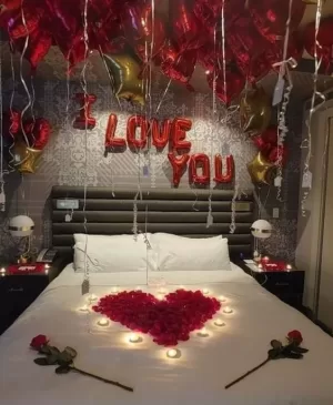 Room Decoration for Couple Lahore- TheFlowersDelivery.com