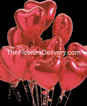 Valentine Balloons Delivery - TheFlowersDelivery.com