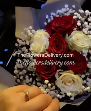 Happy Valentines Day Rose - The Flowers Delivery.com