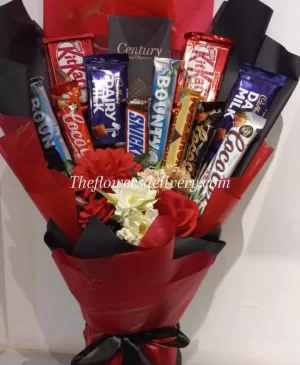Valentines Flower and Chocolates in Lahore - TheFlowersDelivery.com